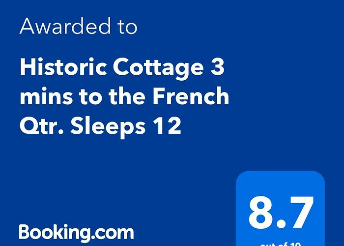 Historic Cottage 3 Mins To The French Qtr. Sleeps 12 La Nouvelle-Orléans